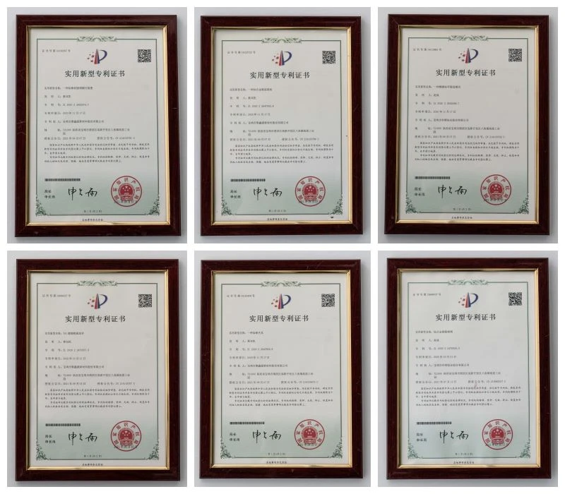 Patent Certificate for Utility Model Patent Certificate for Utility Model